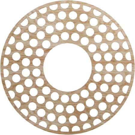 Ekena Millwork Fink Wood Fretwork Pierced Ceiling Medallion, Red Oak, 34"OD x 12 3/8"ID x 1/4"T CMWP34X34X0250FFRO